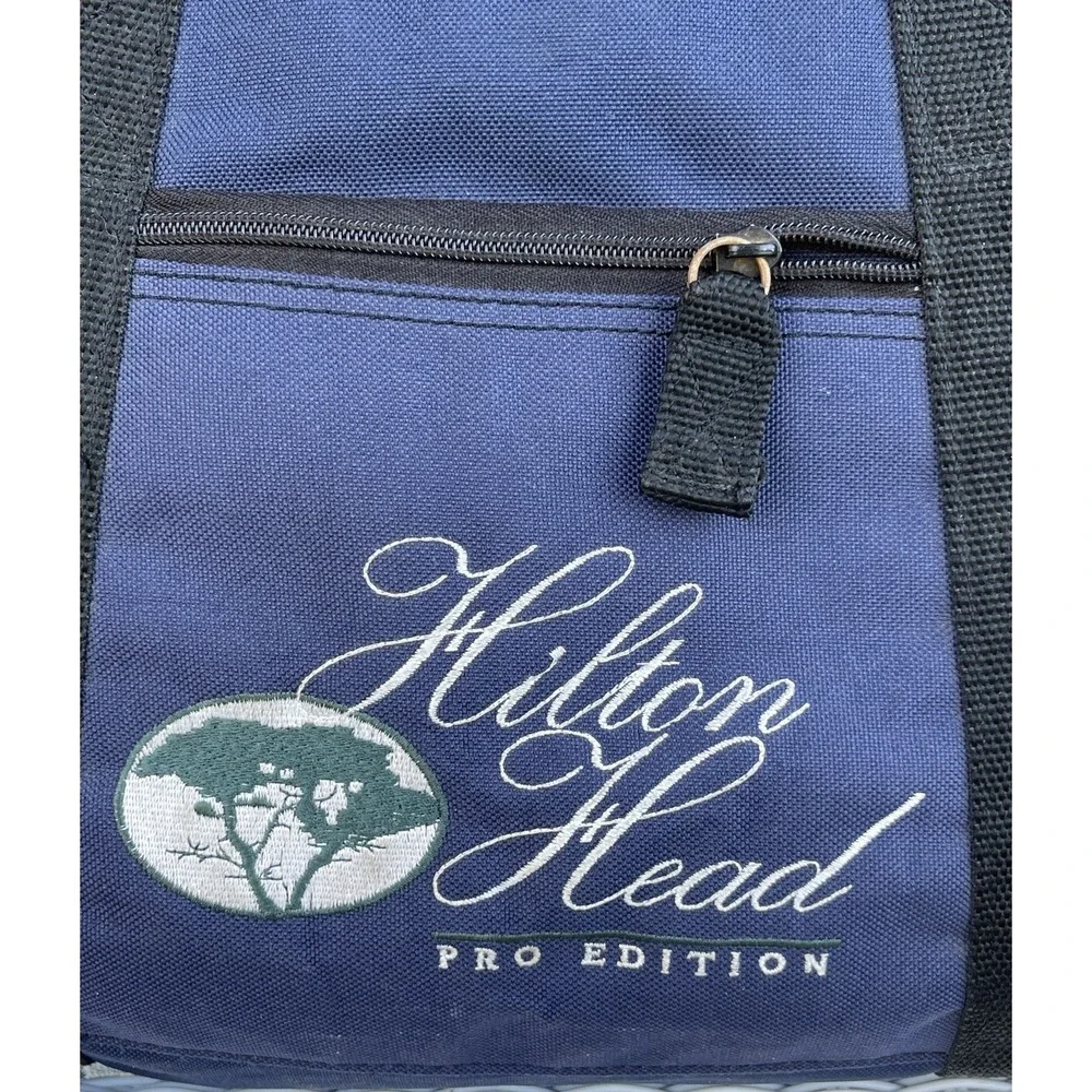 Hilton Head Pro Edition Travel Sport‎ Shoulder Duffle Gym Bag Blue Canvas